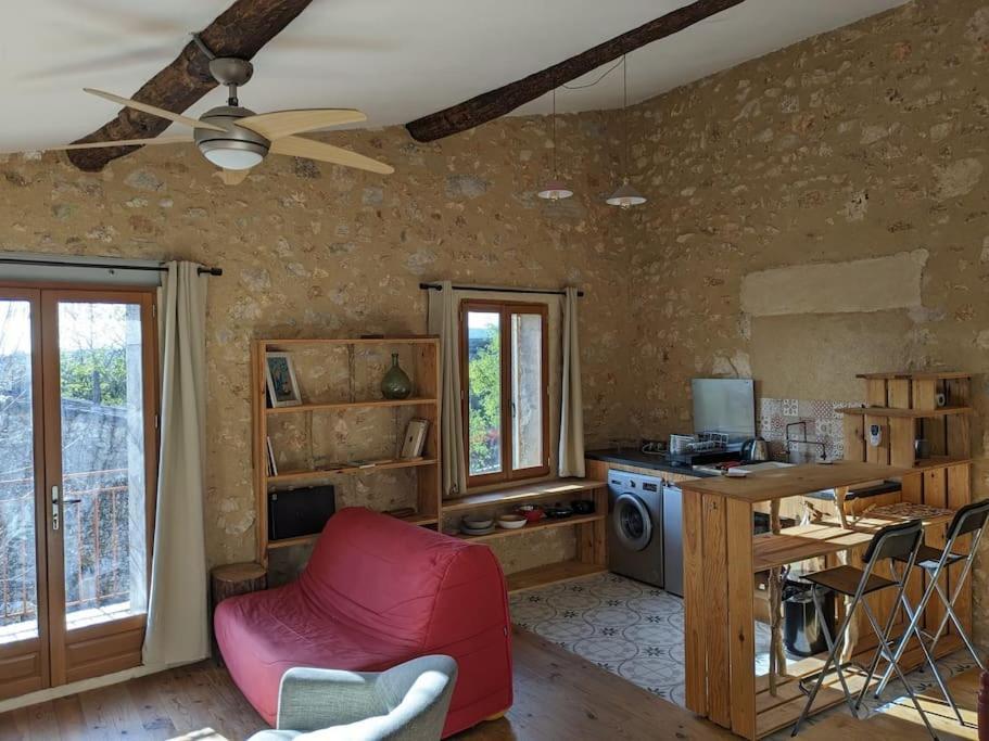 Appartement 1 Chambre, 55M2 - Maison De Village De Charme 17Eme Siecle - Garrigue Heraultaise Argelliers Exterior photo