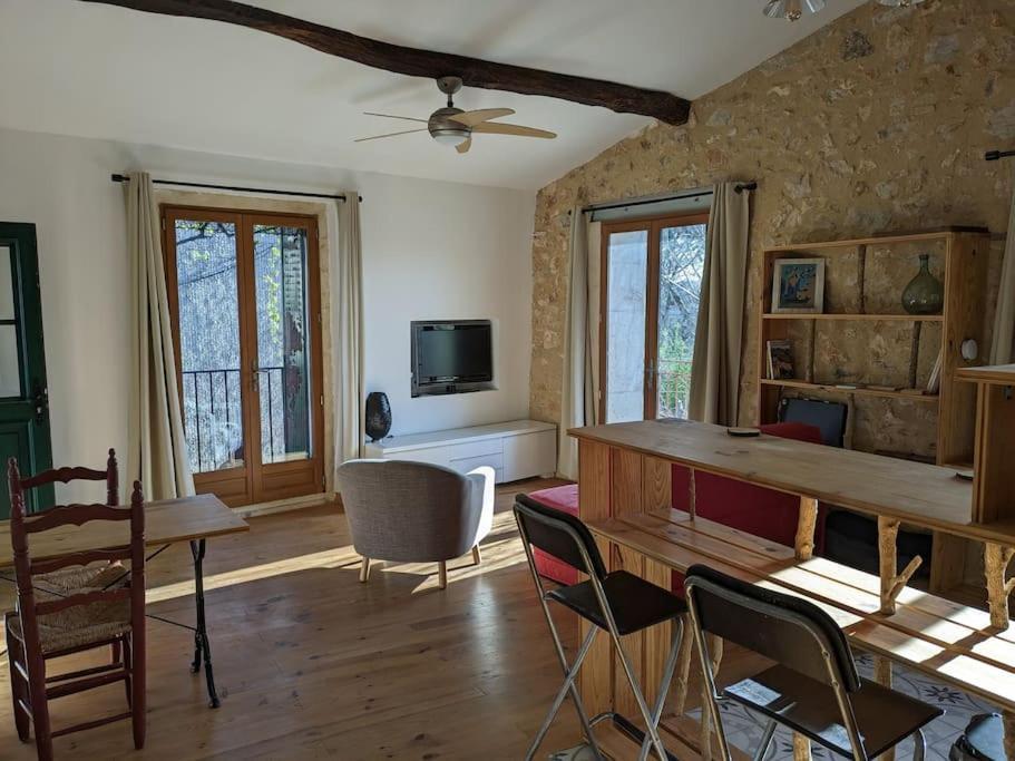 Appartement 1 Chambre, 55M2 - Maison De Village De Charme 17Eme Siecle - Garrigue Heraultaise Argelliers Exterior photo